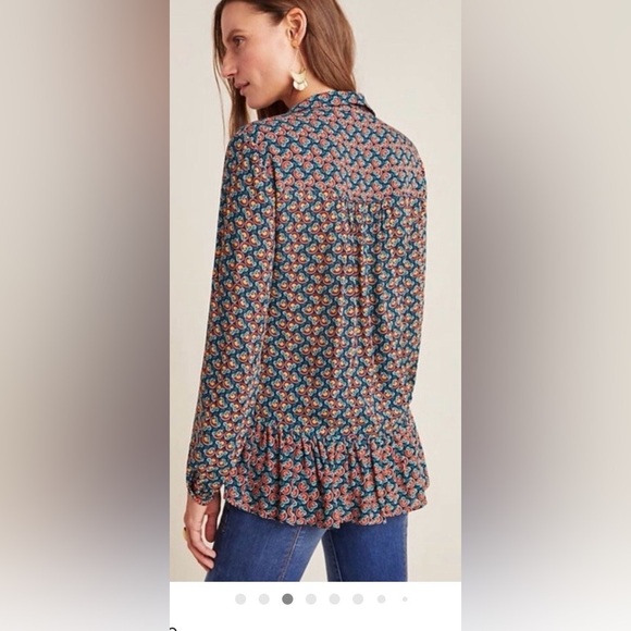 Anthropologie Janie Flounced
Peasant Blouse size 8 - Picture 3 of 10